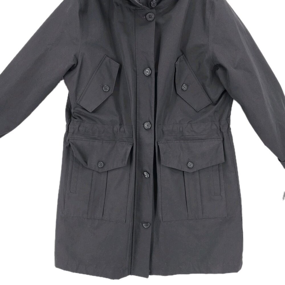 Pendleton Black Hooded Water-Resistant Trench Coat - Picture 2 of 12